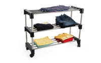 SR02 Shoes stand steel black